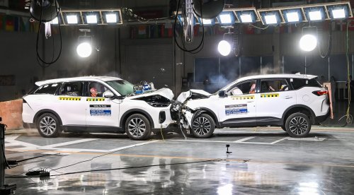 Chery, PHEV, Chery Tiggo 9 PHEV’s safety shines in a three-vehicle composite crash test made together with a Tiggo 7