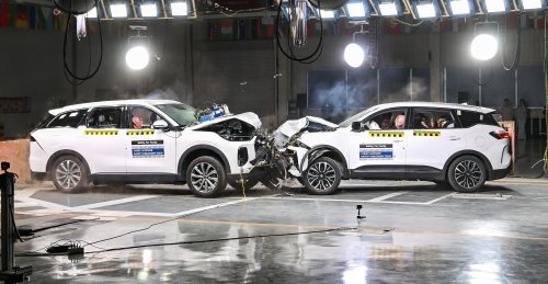 Chery Tiggo 9 PHEV’s safety shines in a three-vehicle composite crash test made together with a Tiggo 7