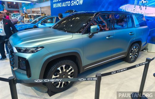 Chery Tiggo V debuts in Beijing – seven-seater SUV that can be reconfigured to a pick-up, in PHEV and ICE