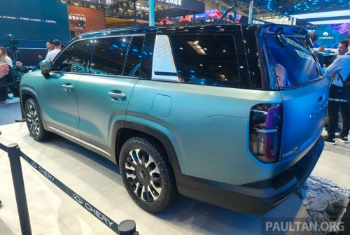 Chery, SUV, PHEV, Chery Tiggo V debuts in Beijing – seven-seater SUV that can be reconfigured to a pick-up, in PHEV and ICE