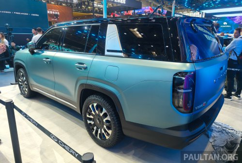 Chery Tiggo V debuts in Beijing – seven-seater SUV that can be reconfigured to a pick-up, in PHEV and ICE