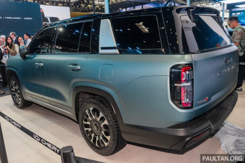 Chery Tiggo V debuts in Beijing – seven-seater SUV that can be reconfigured to a pick-up, in PHEV and ICE