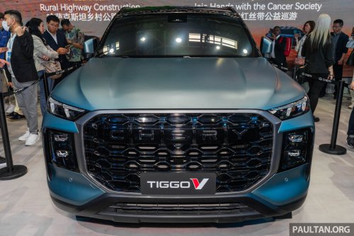 Chery Tiggo V debuts in Beijing – seven-seater SUV that can be reconfigured to a pick-up, in PHEV and ICE