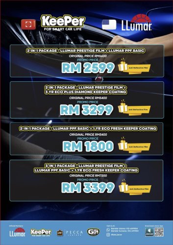 Jaga your car with peace of mind at Jacar – window tint, coating package promos and more, until May 1