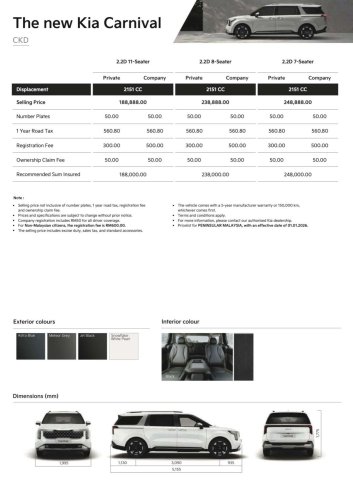 Kia Carnival 8-seater launched in Malaysia – 2-3-3 layout, ADAS, 12 Bose speakers, RM238,888 nett