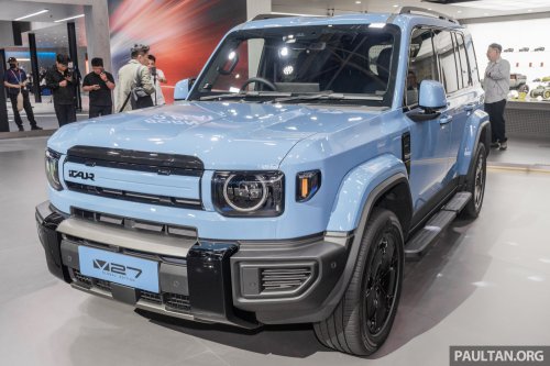 iCaur V27 shown in RHD – boxy REEV SUV with up to 455 PS, 210 km CLTC EV range coming to Malaysia