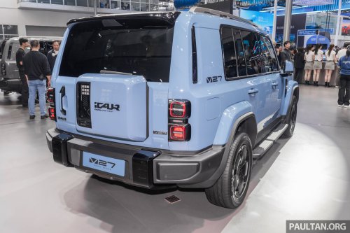 iCaur V27 shown in RHD – boxy REEV SUV with up to 455 PS, 210 km CLTC EV range coming to Malaysia