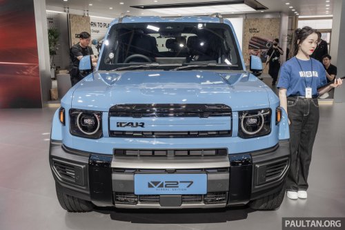 iCaur V27 shown in RHD – boxy REEV SUV with up to 455 PS, 210 km CLTC EV range coming to Malaysia