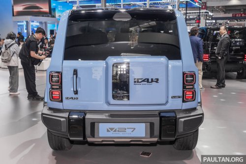 iCaur V27 shown in RHD – boxy REEV SUV with up to 455 PS, 210 km CLTC EV range coming to Malaysia