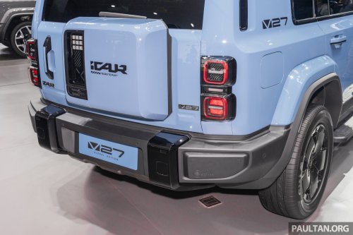 iCaur V27 shown in RHD – boxy REEV SUV with up to 455 PS, 210 km CLTC EV range coming to Malaysia