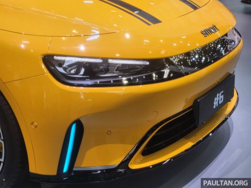 smart #6 EHD debuts in Beijing – PHEV D-segment sedan, largest smart ever, X50’s 1.5T, 1,810 km CLTC