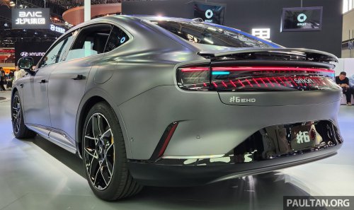 smart #6 EHD debuts in Beijing – PHEV D-segment sedan, largest smart ever, X50’s 1.5T, 1,810 km CLTC