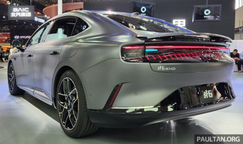 smart #6 EHD debuts in Beijing – PHEV D-segment sedan, largest smart ever, X50’s 1.5T, 1,810 km CLTC