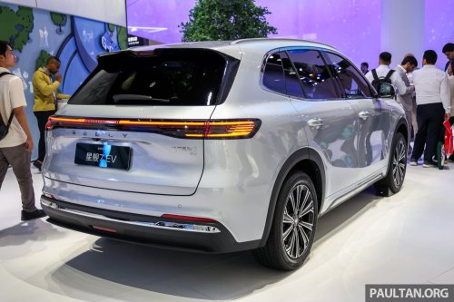 Geely Galaxy Starship 7 EV in Beijing – EV version of PHEV version of EV, positioned above Galaxy E5/EX5