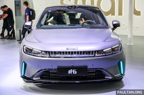 smart #6 EHD debuts in Beijing – PHEV D-segment sedan, largest smart ever, X50’s 1.5T, 1,810 km CLTC