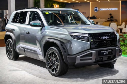 Denza B3 in Thailand – BYD Tai 3 has military looks, is actually a C-segment EV SUV with 501 km CLTC range