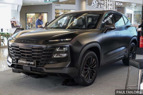 Jetour, Jetour Dashing Dark Warrior Limited Edition launched – matte black exterior, 156 PS/230 Nm 1.5T, RM117k