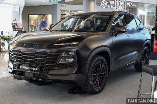 Jetour, Jetour Dashing Dark Warrior Limited Edition launched – matte black exterior, 156 PS/230 Nm 1.5T, RM117k