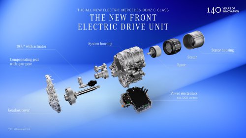 2026 Mercedes-Benz C-Class EV debuts – W520-gen with 800V tech, 330 kW DC, up to 800 km range WLTP