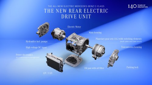 2026 Mercedes-Benz C-Class EV debuts – W520-gen with 800V tech, 330 kW DC, up to 800 km range WLTP