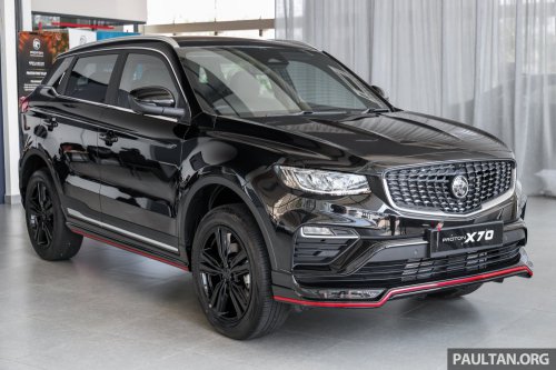 Proton X70 Sport Edition – special run limited to 600 units, based on Premium variant; launch on April 16