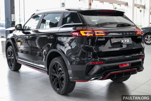 Proton X70 Sport Edition – special run limited to 600 units, based on Premium variant; launch on April 16