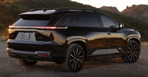 Subaru, SUV, Toyota, Toyota Highlander, Subaru Getaway debuts in the US – three-row EV SUV; 420 hp, up to 483 km range; Toyota Highlander sister