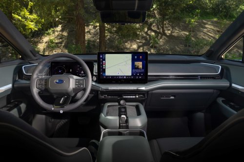Subaru, SUV, Toyota, Toyota Highlander, Subaru Getaway debuts in the US – three-row EV SUV; 420 hp, up to 483 km range; Toyota Highlander sister