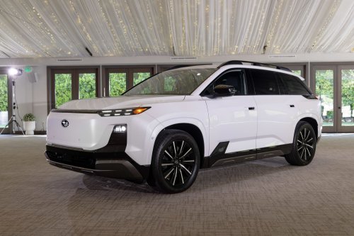Subaru Getaway debuts in the US – three-row EV SUV; 420 hp, up to 483 km range; Toyota Highlander sister
