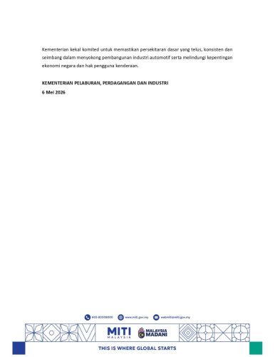 MITI confirms changes to CBU EV policy, minimum CIF value of RM200k, at least 245 PS, effective July 1, 2026