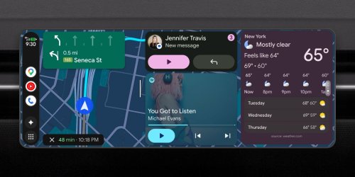 Android Auto to be refreshed – Material 3, immersive navigation, widgets, video playback, better screen fit