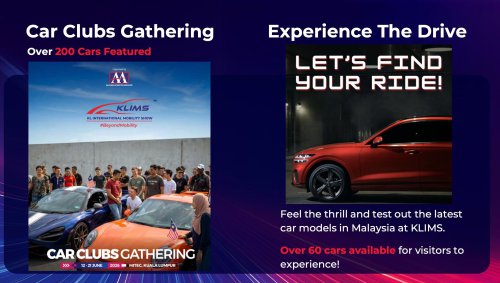 More than just car displays, here are all the fun events and activities at KLIMS 2026 – June 12-21, MITEC