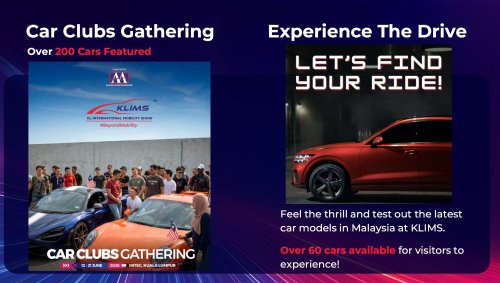 More than just car displays, here are all the fun events and activities at KLIMS 2026 – June 12-21, MITEC