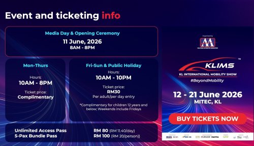 More than just car displays, here are all the fun events and activities at KLIMS 2026 – June 12-21, MITEC