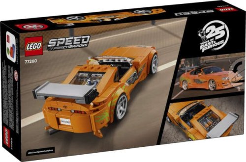 Lego Speed Champions gains new entry – set 77260 is the Toyota Supra Mk4 from The Fast and the Furious