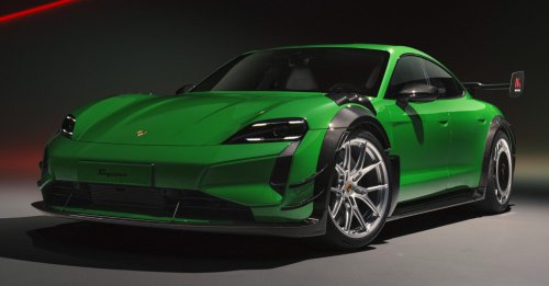 Porsche Taycan Turbo GT with Manthey Kit reclaims Nürburgring EV lap record from BYD – 6:55.533 mins