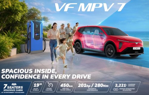 VinFast, VinFast VF 7, Vinfast VF MPV 7 launched in Indonesia – CKD 7-seat EV, 450 km NEDC, RM200 batt subscription, fr RM77k