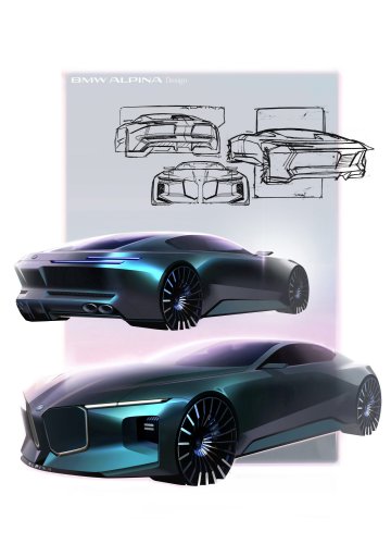 Vision BMW Alpina – V8 coupé concept teases new luxe direction for tuner under Munich ownership