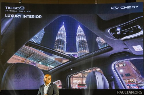 Chery Tiggo 9 previewed in Malaysia – flagship 7-seat D-SUV, 2.0T AWD with 256 PS/390 Nm, below RM189k