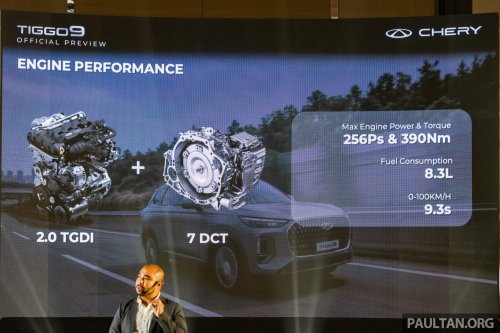 Chery Tiggo 9 previewed in Malaysia – flagship 7-seat D-SUV, 2.0T AWD with 256 PS/390 Nm, below RM189k