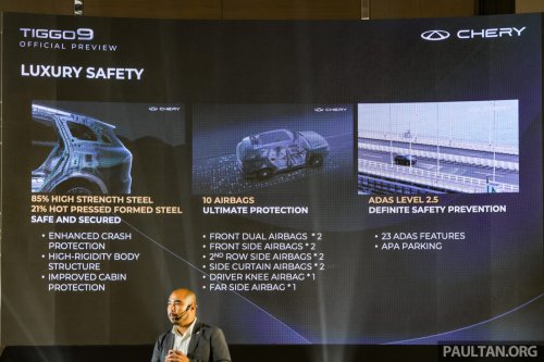 Chery Tiggo 9 previewed in Malaysia – flagship 7-seat D-SUV, 2.0T AWD with 256 PS/390 Nm, below RM189k