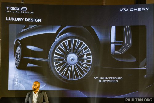 Chery Tiggo 9 previewed in Malaysia – flagship 7-seat D-SUV, 2.0T AWD with 256 PS/390 Nm, below RM189k