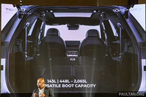 Chery Tiggo 9 previewed in Malaysia – flagship 7-seat D-SUV, 2.0T AWD with 256 PS/390 Nm, below RM189k