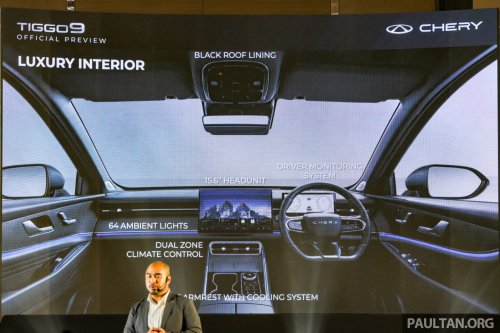 Chery Tiggo 9 previewed in Malaysia – flagship 7-seat D-SUV, 2.0T AWD with 256 PS/390 Nm, below RM189k