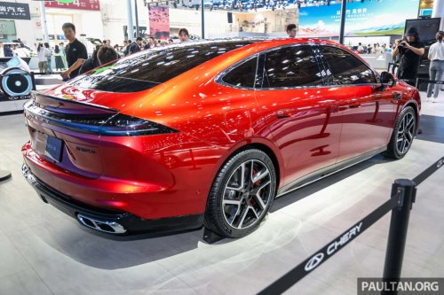 Chery, Chery Arizzo S debuts in Beijing – concept previews a 261 PS/400 Nm 2.0 litre turbo fastback-styled sedan
