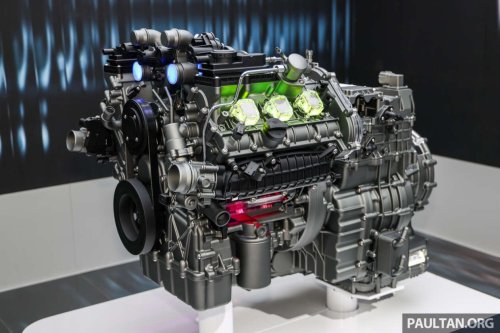 Proton, Horse Powertrain in Beijing – flat engines to convert EVs, even a V6! New Proton Perdana V6? Not so fast…