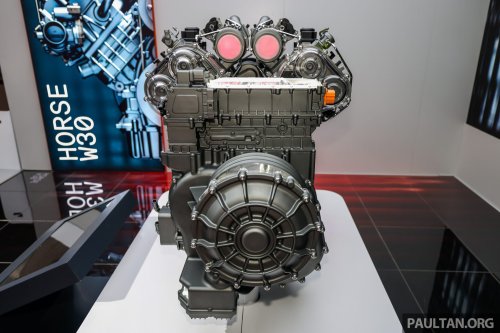 Horse Powertrain in Beijing – flat engines to convert EVs, even a V6! New Proton Perdana V6? Not so fast…