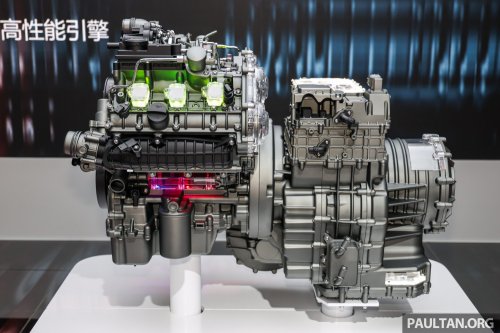 Horse Powertrain in Beijing – flat engines to convert EVs, even a V6! New Proton Perdana V6? Not so fast…
