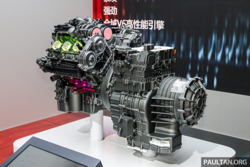 Horse Powertrain in Beijing – flat engines to convert EVs, even a V6! New Proton Perdana V6? Not so fast…