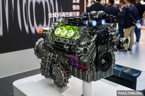 Horse Powertrain in Beijing – flat engines to convert EVs, even a V6! New Proton Perdana V6? Not so fast…